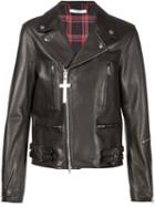 Givenchy Classic Biker Jacket, Men's, Size: 50, Black, Calf Leather/cotton