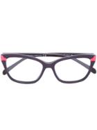Emilio Pucci Cat Eye Glasses, Brown, Acetate