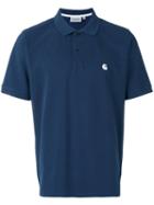 Carhartt - Chase Polo Shirt - Men - Cotton - M, Blue, Cotton