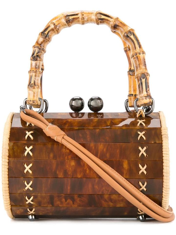 Waiwai Rio Alix Tote Bag - Brown