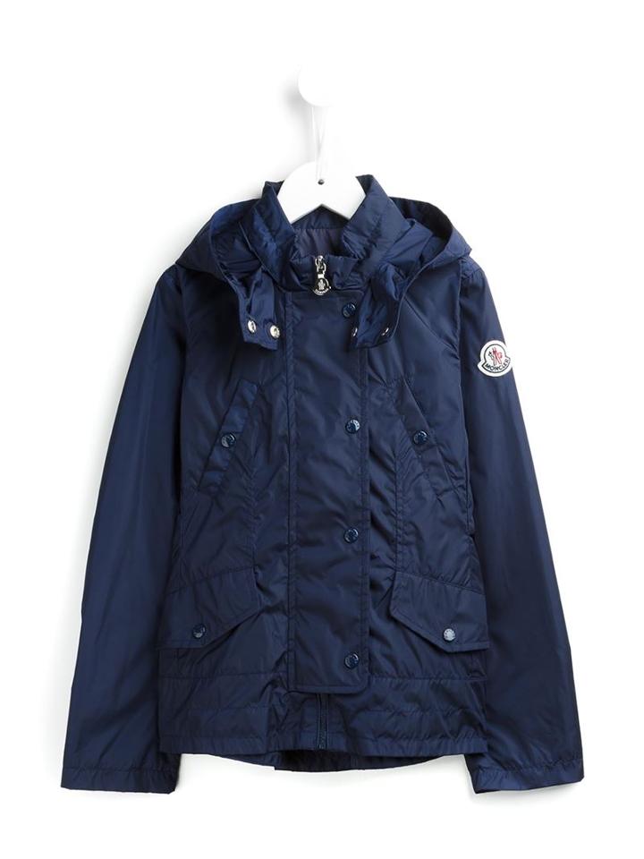Moncler Kids Armance Parka, Boy's, Size: 10 Yrs, Blue