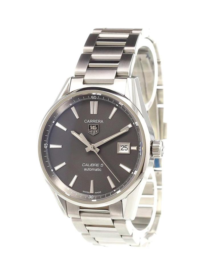 Tag Heuer 'carrera Calibre 5' Analog Watch, Adult Unisex, Stainless Steel
