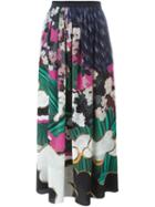 Mary Katrantzou 'santhus' Jewel Cloud Print Skirt