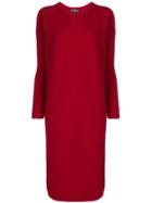 Salvatore Ferragamo Sweater Dress - Red