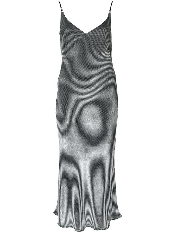 Christopher Esber V-neck Slip Dress - Grey