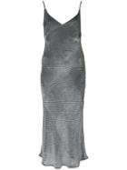 Christopher Esber V-neck Slip Dress - Grey