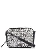 Karl Lagerfeld K/kuilted Tweed Camera Bag - Black