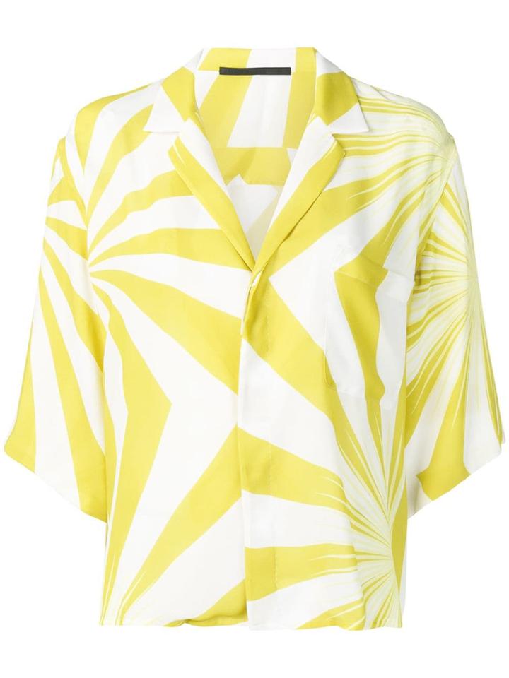 Haider Ackermann Loose-fit Printed Blouse - White