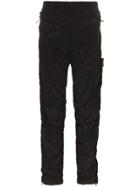 Stone Island Logo Embellished Trousers - Green