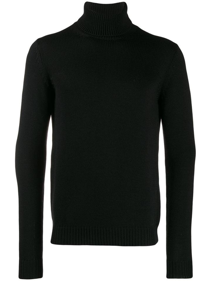 Nuur Turtleneck Sweatshirt - Black