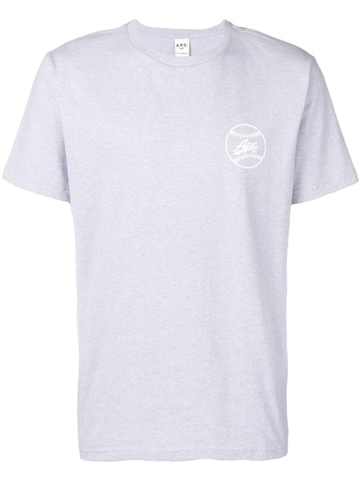 A.p.c. Logo T-shirt - Purple