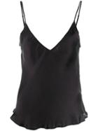 Mes Demoiselles Textured Vest Top - Black