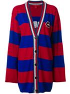 Hilfiger Collection Striped Cardigan - Red