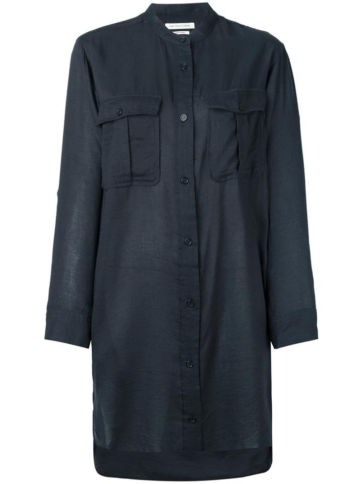 Isabel Marant Étoile Varden Shirt Dress, Women's, Size: 36, Black, Cotton/modal