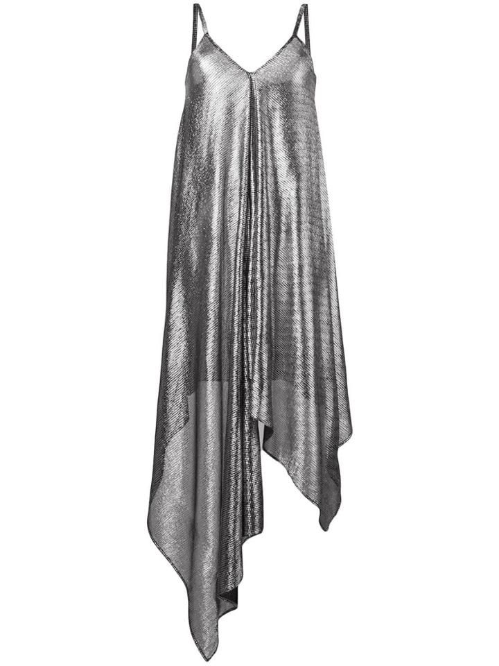 Christopher Kane Lamé Mesh Dress - Black