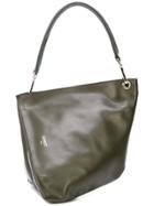 Poiret Geometric Shaped Shoulder Bag - Green