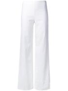 Theory High Waisted Trousers - White
