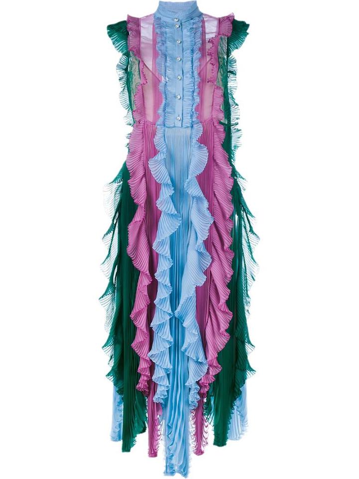 Gucci Plissé Dress, Women's, Size: 44, Chiffon