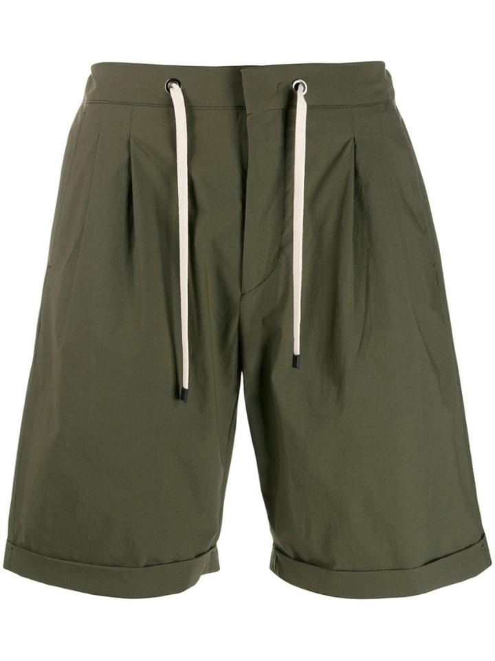 Be Able Drawstring Waist Shorts - Green