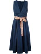 Miahatami - Bow Dress - Women - Cotton - 40, Blue, Cotton