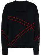 Raf Simons Contrast Stitch Sweater - Black