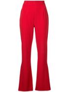 C/meo Striped Trousers - Red
