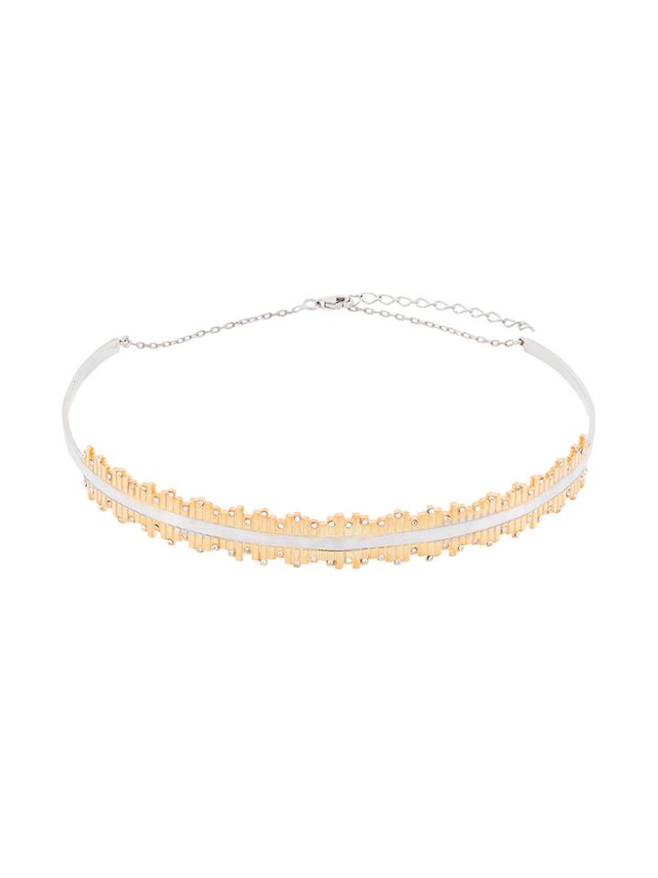 Charlotte Valkeniers Flare Choker - Grey