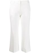 Twin-set Cropped Length Trousers - White