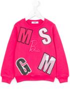 Msgm Kids - Barbie Sweatshirt - Kids - Cotton - 6 Yrs, Pink/purple