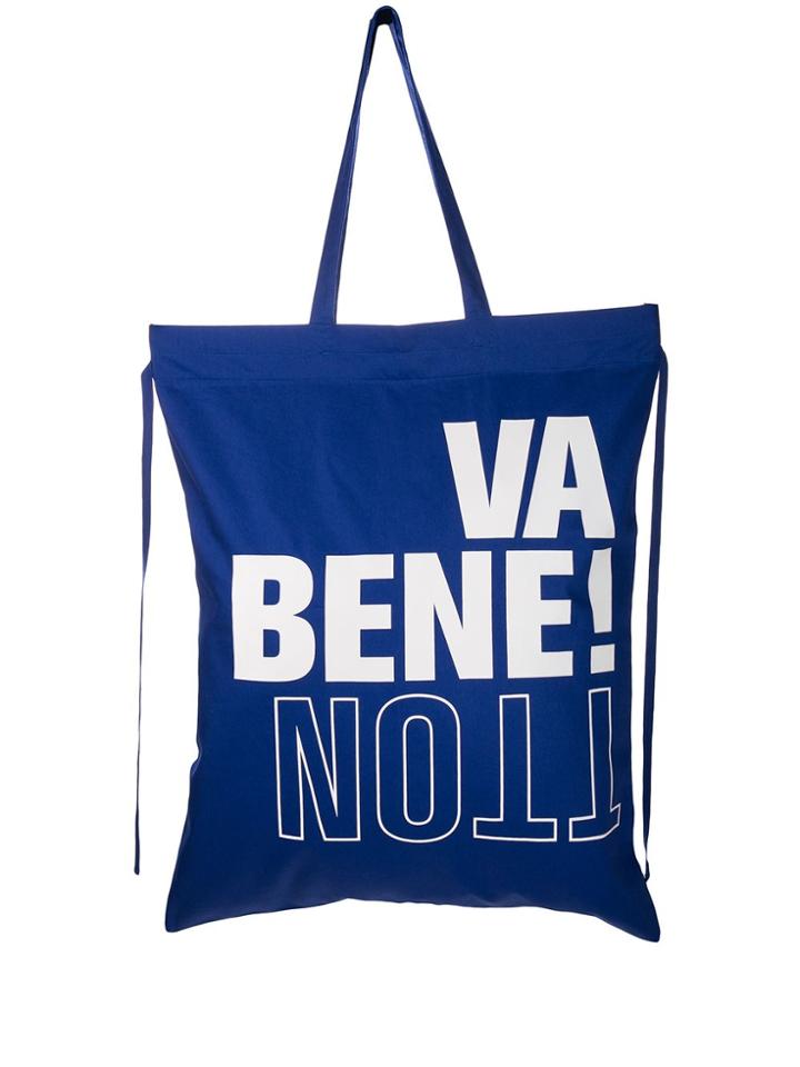 Benetton Maxi Shopper Bag - Blue