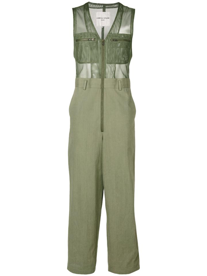 Comme Des Garçons Vintage Zipped Jumpsuit - Green