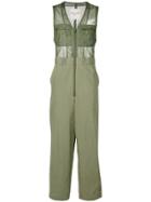 Comme Des Garçons Vintage Zipped Jumpsuit - Green