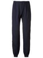 Tufi Duek Stripe Details Trousers, Women's, Size: 38, Blue, Viscose