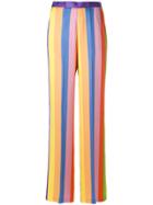 Etro Wide-leg Striped Trousers - Multicolour