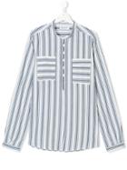 Dondup Kids Teen Striped Shirt - Blue