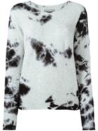 Suzusan Tie Dye Jumper, Women's, Size: Medium, Black, Cashmere