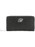Blumarine Long Size Wallet/zipper Peggy - Black