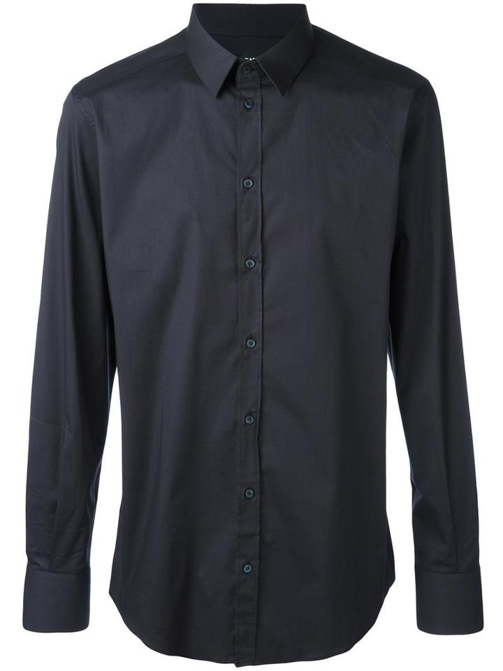 Dolce & Gabbana - Classic Shirt - Men - Cotton/spandex/elastane - 39, Blue, Cotton/spandex/elastane