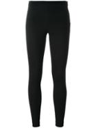 Sonia By Sonia Rykiel Zipped Lateral Leggings, Women's, Size: 36, Black, Polyamide/spandex/elastane/viscose/cotton