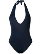 Tommy Hilfiger X Zendaya Halter-neck Swimsuit - Blue