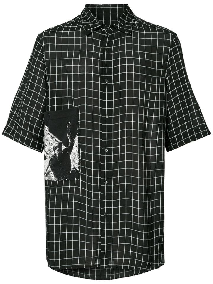 Ex Infinitas Checked Shirt - Black