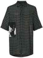 Ex Infinitas Checked Shirt - Black