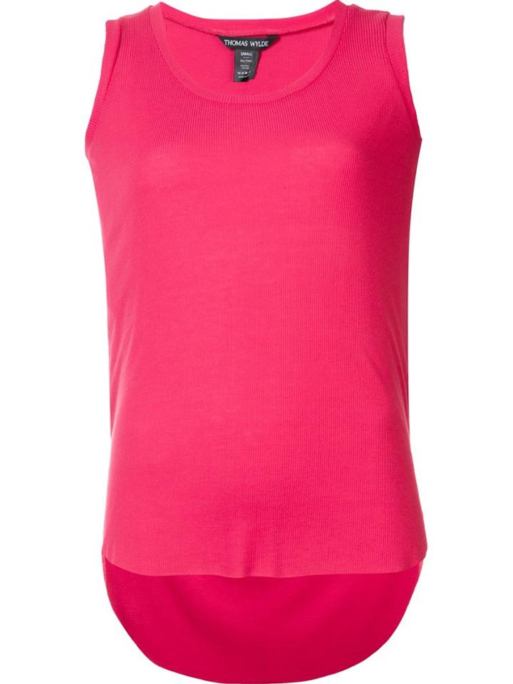 Thomas Wylde 'soul' Tank - Pink & Purple
