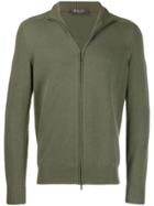 Loro Piana Zipped Cardigan - Green