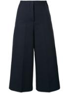 Twin-set Wide-legged Cropped Trousers - Blue