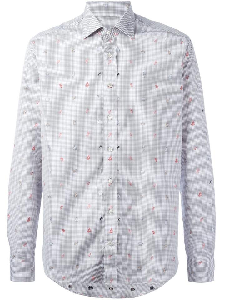 Etro 'animals' Print Shirt