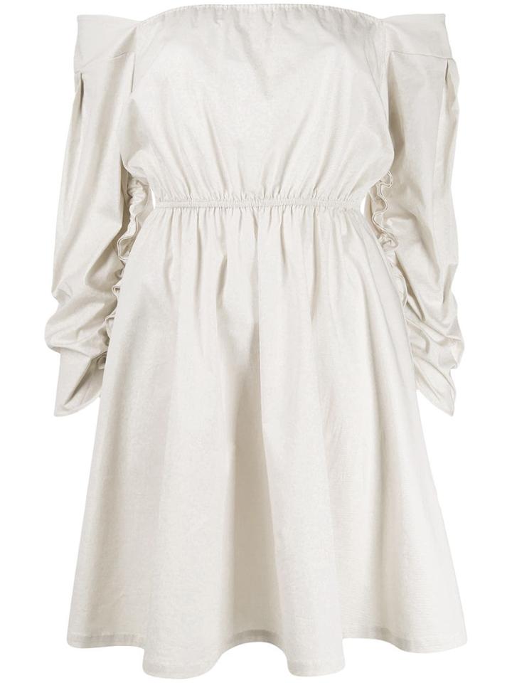 Jovonna Pampas Off-the-shoulder Dress - Neutrals