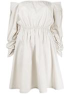 Jovonna Pampas Off-the-shoulder Dress - Neutrals