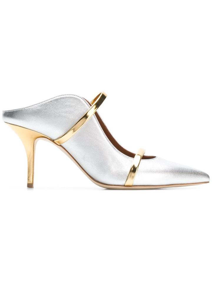 Malone Souliers By Roy Luwolt Maureen Mules - Metallic