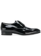 Lidfort Patent Oxford Shoes - Black